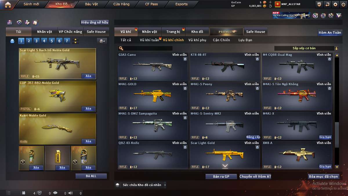 shop acc cf uy tin gia re